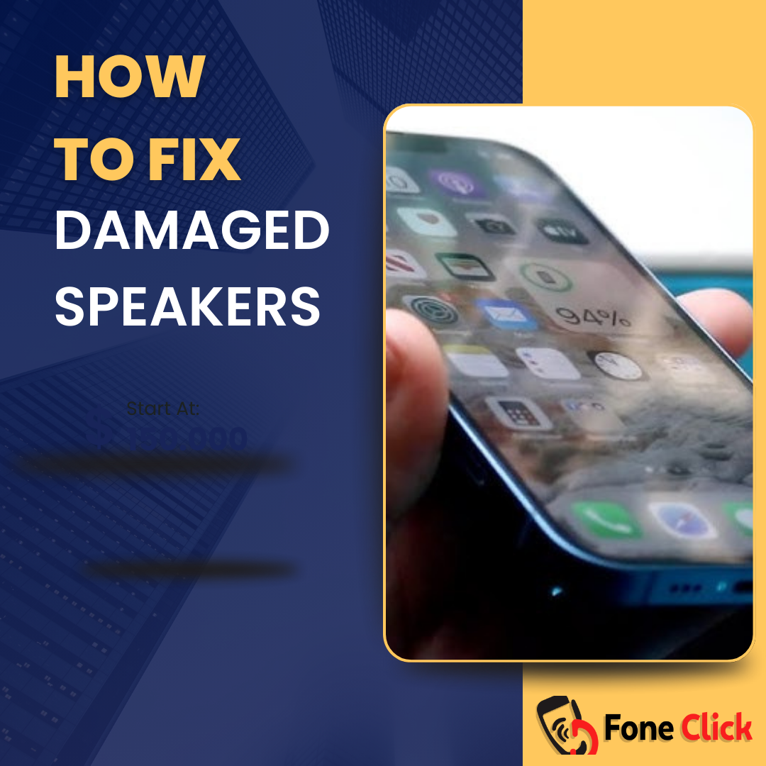 damage speaker phone repair